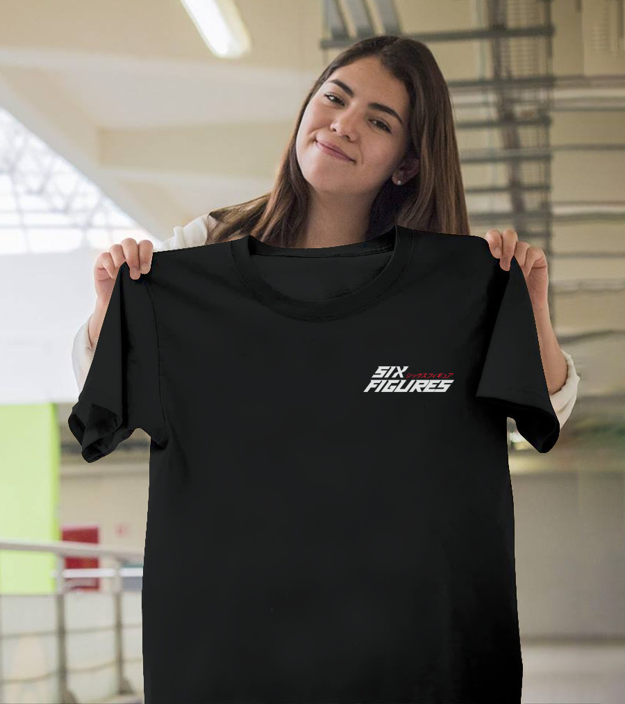 Six Figures Merch 6F Esports Stylized Text T-Shirt