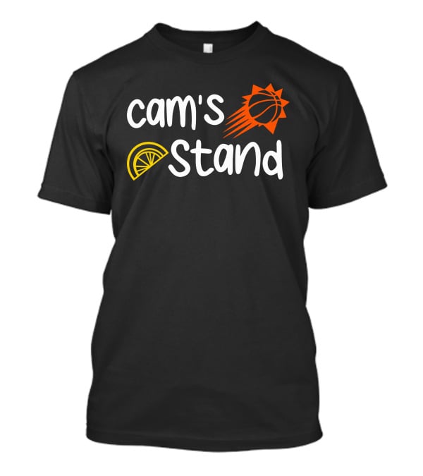 Cam's Stand Lemonade Basketball Team T-Shirt
