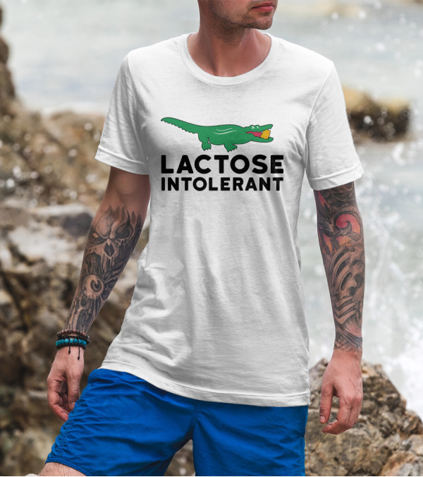 Lactose Intolerant Funny Shitheadsteve Merch Crocodile Cheese T-Shirt