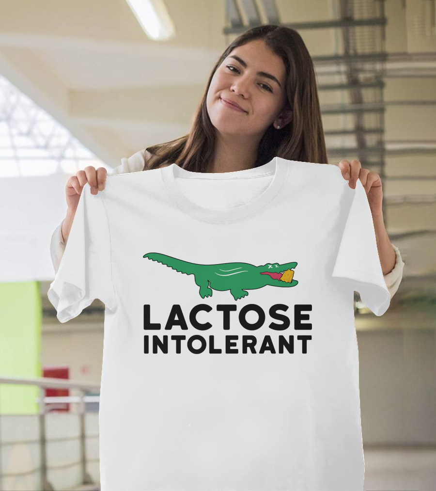 Lactose Intolerant Funny Shitheadsteve Merch Crocodile Cheese T-Shirt