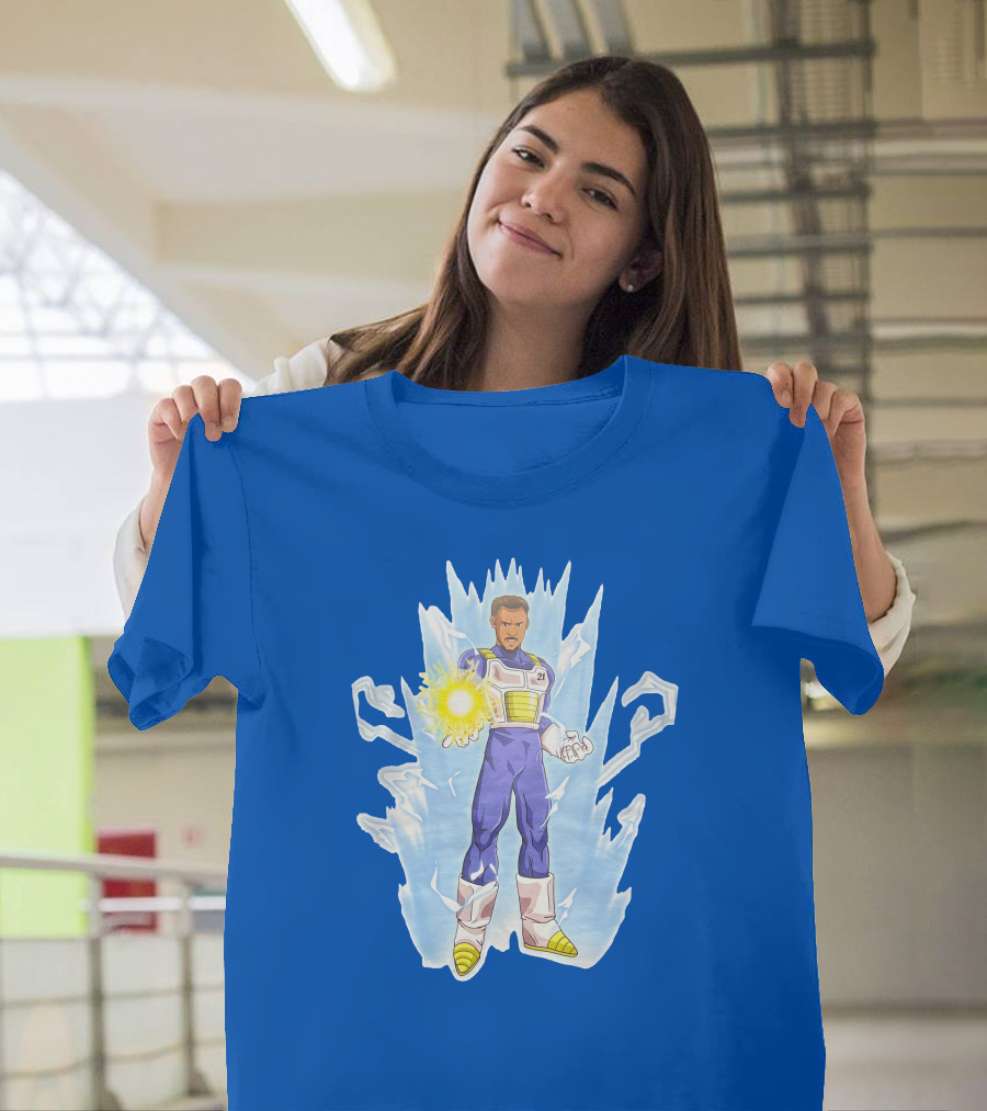 Josh Robbins Daniel Gafford Vegeta Super Saiyan Dragon Ball Z Power-Up T-Shirt