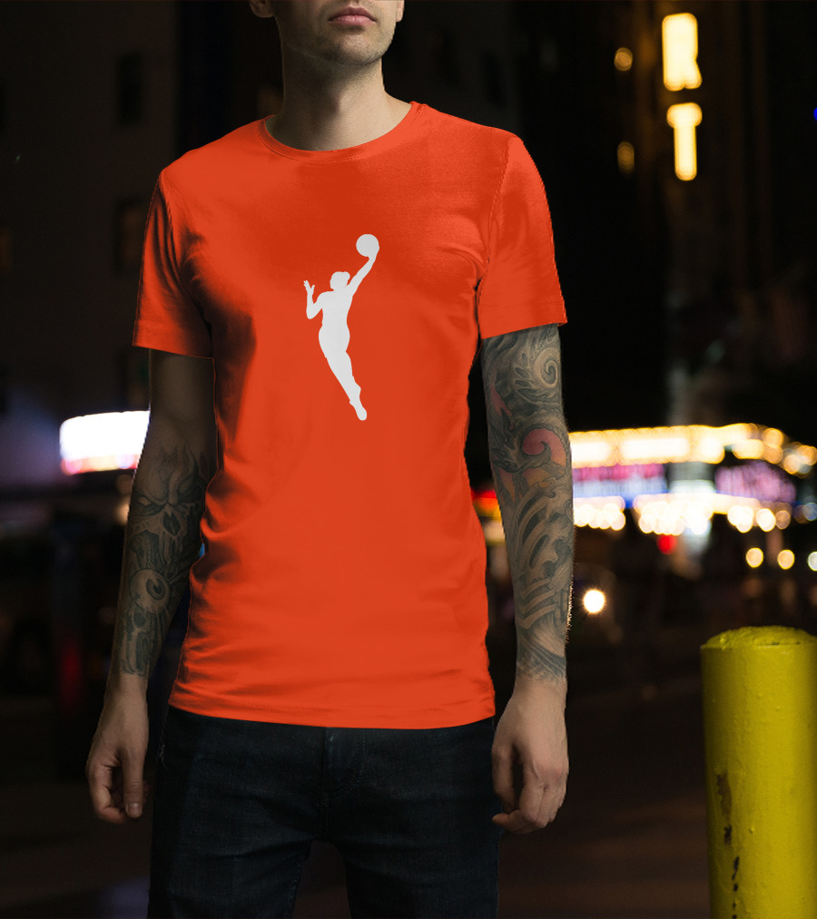 WNBA Orange Basketball T-Shirt