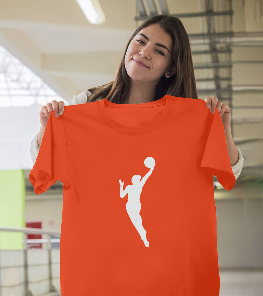 WNBA Orange Basketball T-Shirt
