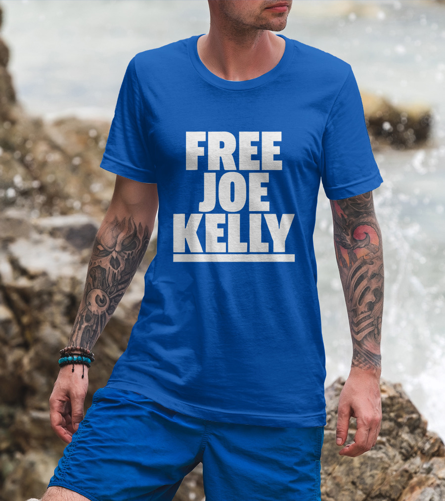 Free Joe Kelly Blue T-Shirt