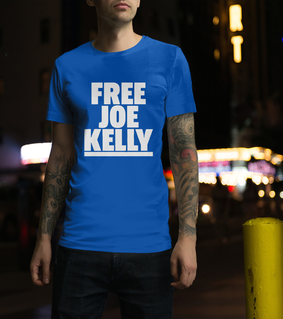 Free Joe Kelly Blue T-Shirt