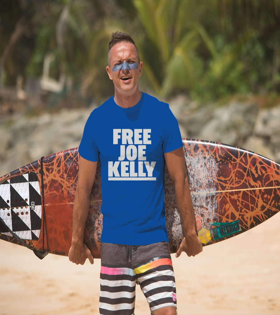 Free Joe Kelly Blue T-Shirt