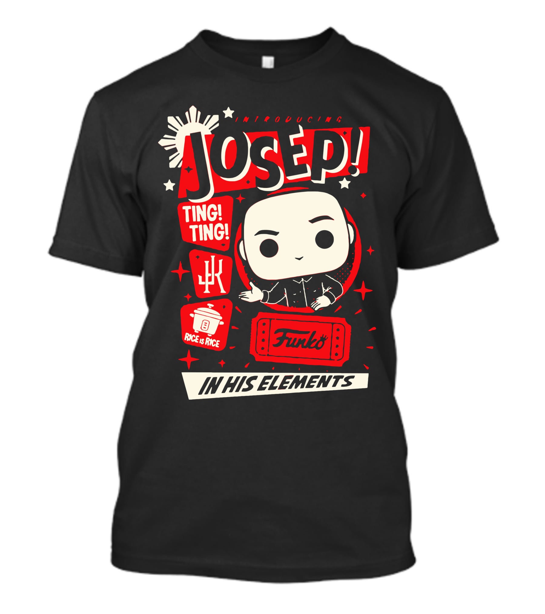 Introducing Josep Funko Pop Ting Ting In His Elements T-Shirt