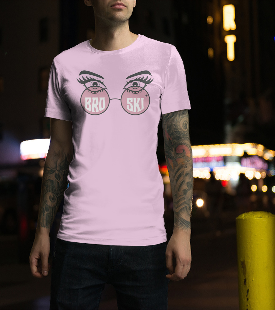 Brittany Broski Bro Ski Eyeglasses T-Shirt