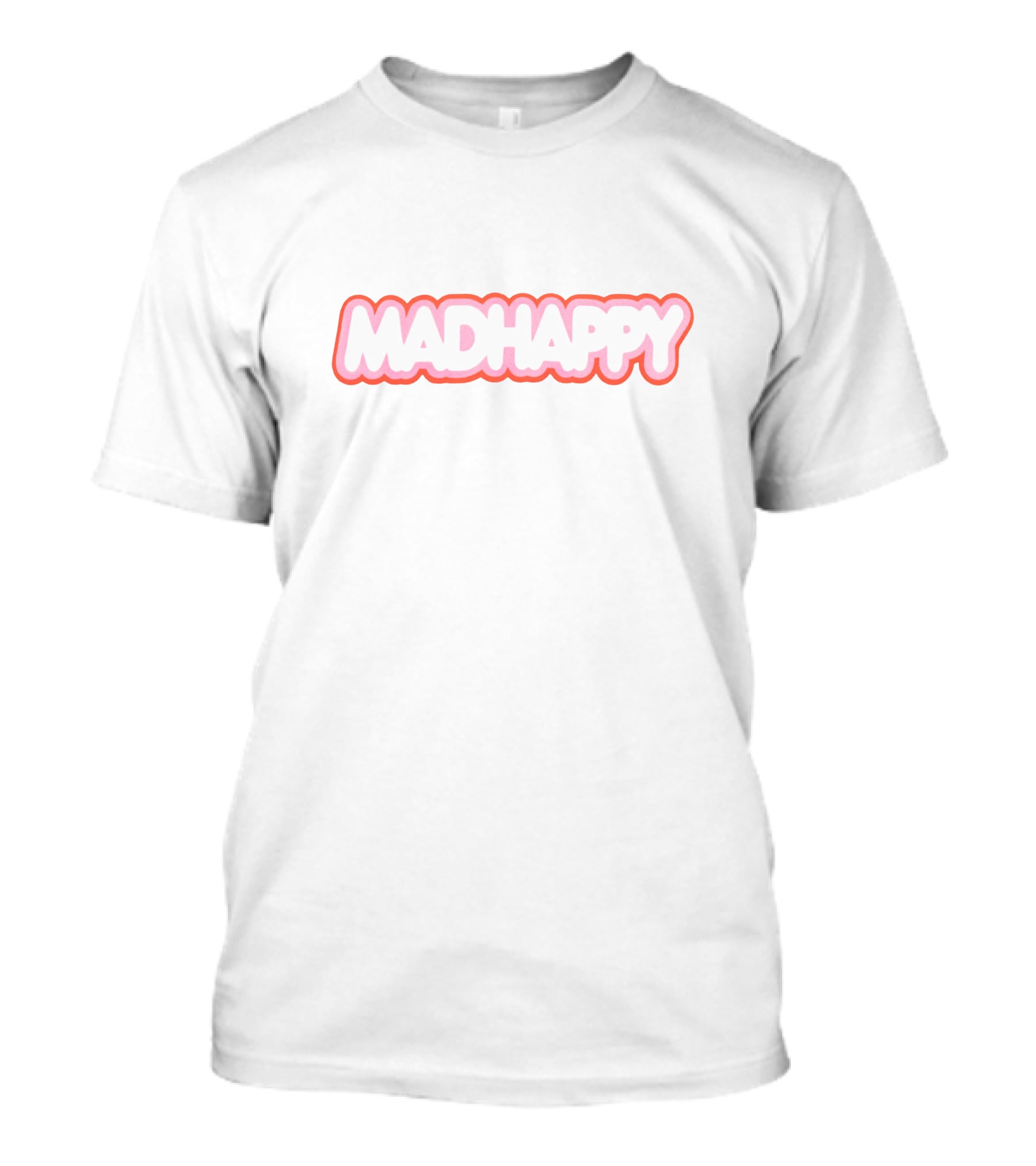 MADHAPPY Pink Outline T-Shirt