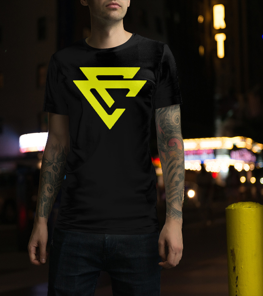 Capron Funk CF Logo Yellow And Black Merch T-Shirt