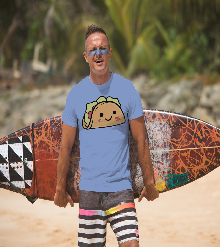 Kawaii Taco Cute Smiley Face Twent4tim Merch T-Shirt