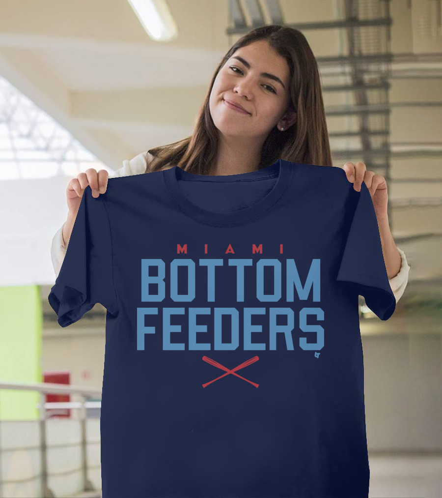 Miami Bottom Feeders Marlins Merch T-Shirt