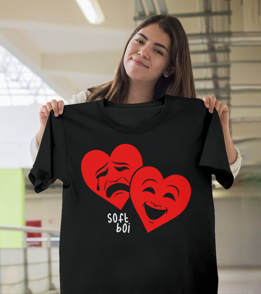 Soft Boi CrankGameplays Merch Heart Faces T-Shirt