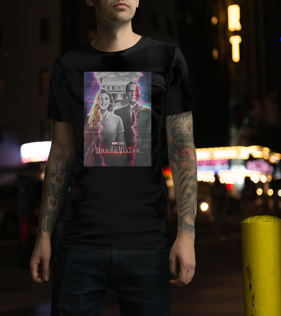 Marvel Studios WandaVision Retro TV Distortion T-Shirt