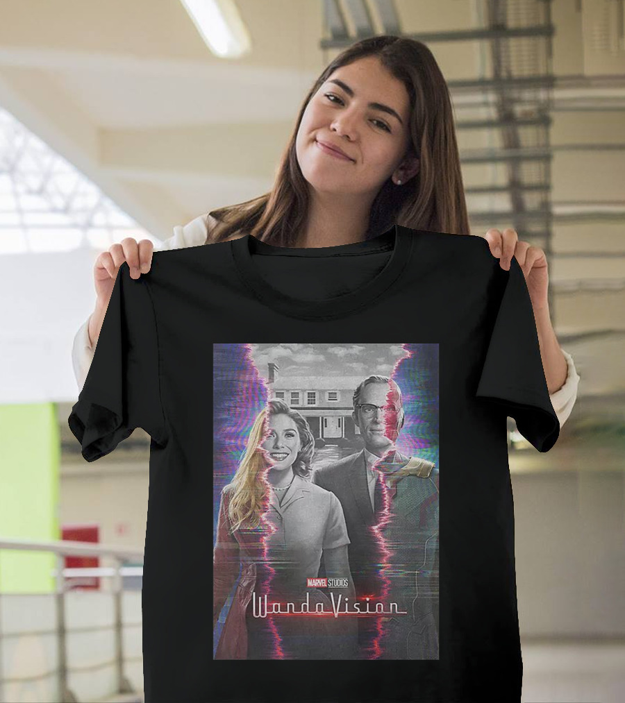 Marvel Studios WandaVision Retro TV Distortion T-Shirt