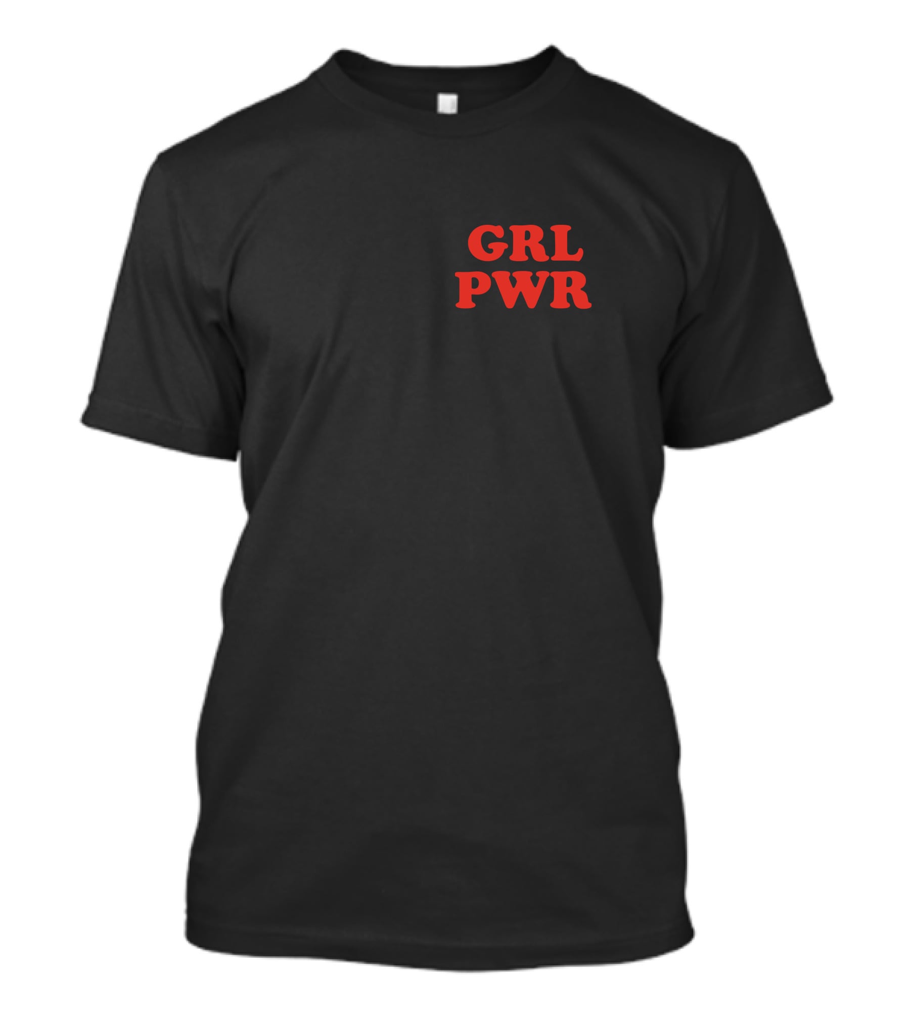 GRL PWR Bold Red Empowerment T-Shirt