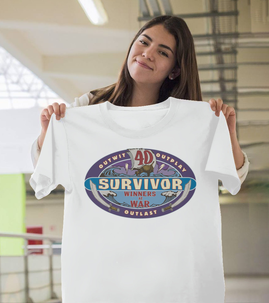 40th Survivor Winners at War Outwit Outplay Outlast T-Shirt