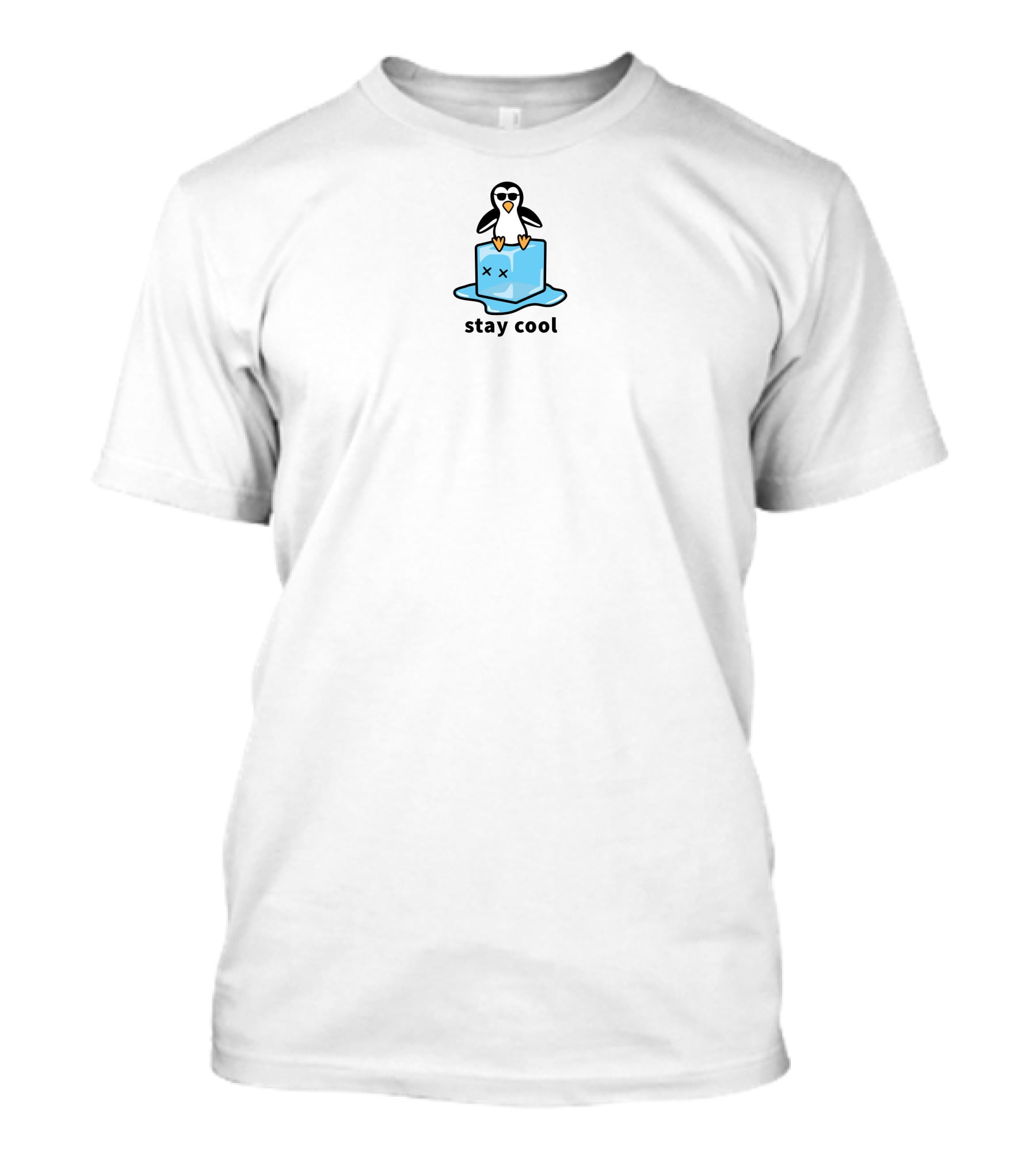 Stay Cool Dumb Club Merch Penguin Ice Cube T-Shirt