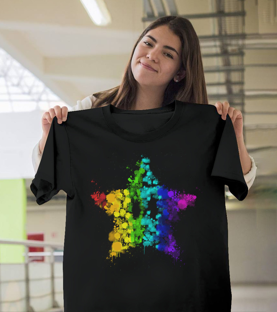 Simpleflips Merch Rainbow Starburst T-Shirt