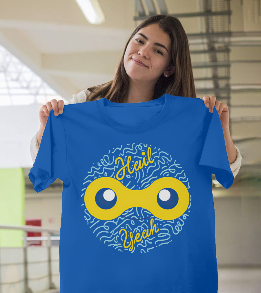 Mandjtv Hail Yeah Yellow Double Eye T-Shirt