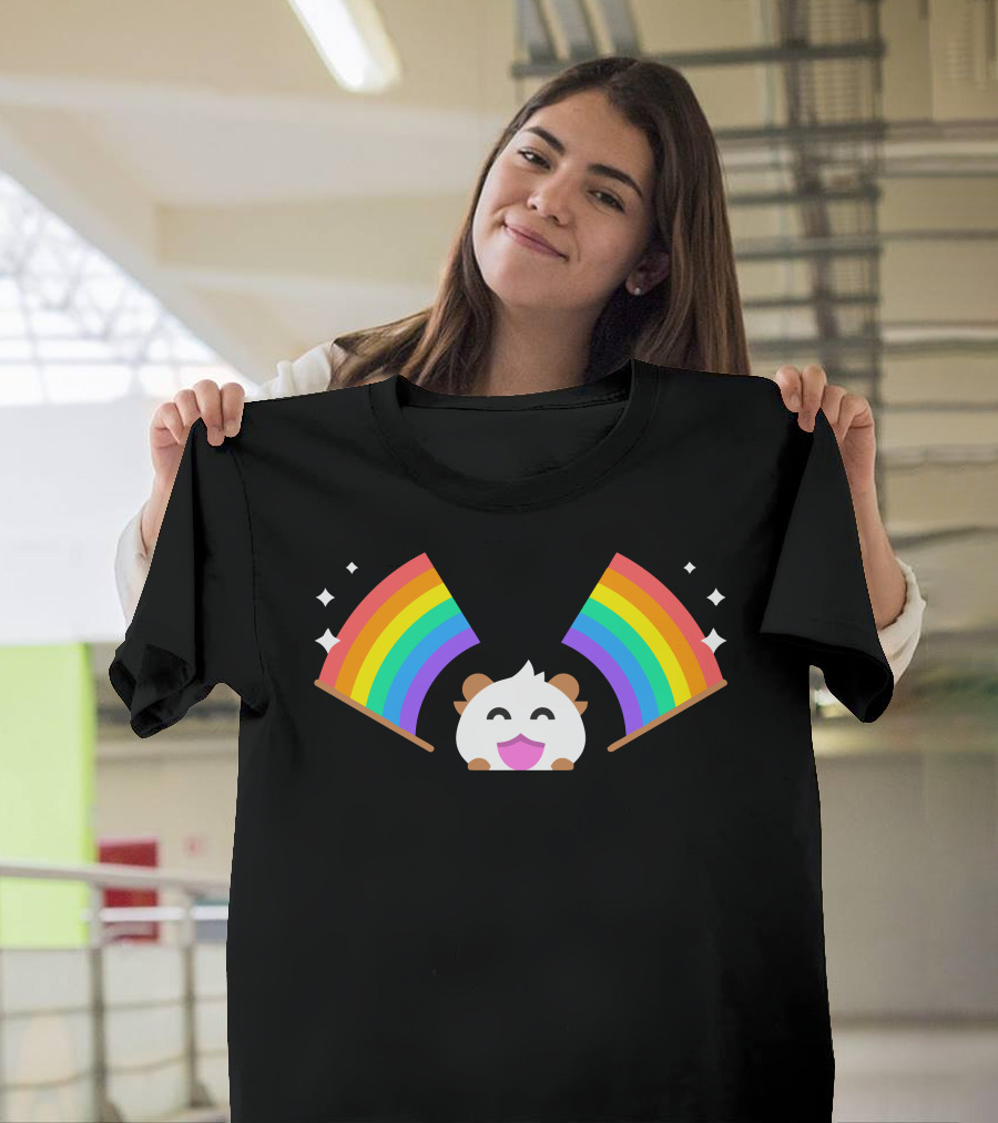 Riot Games Merch Poro Rainbow T-Shirt