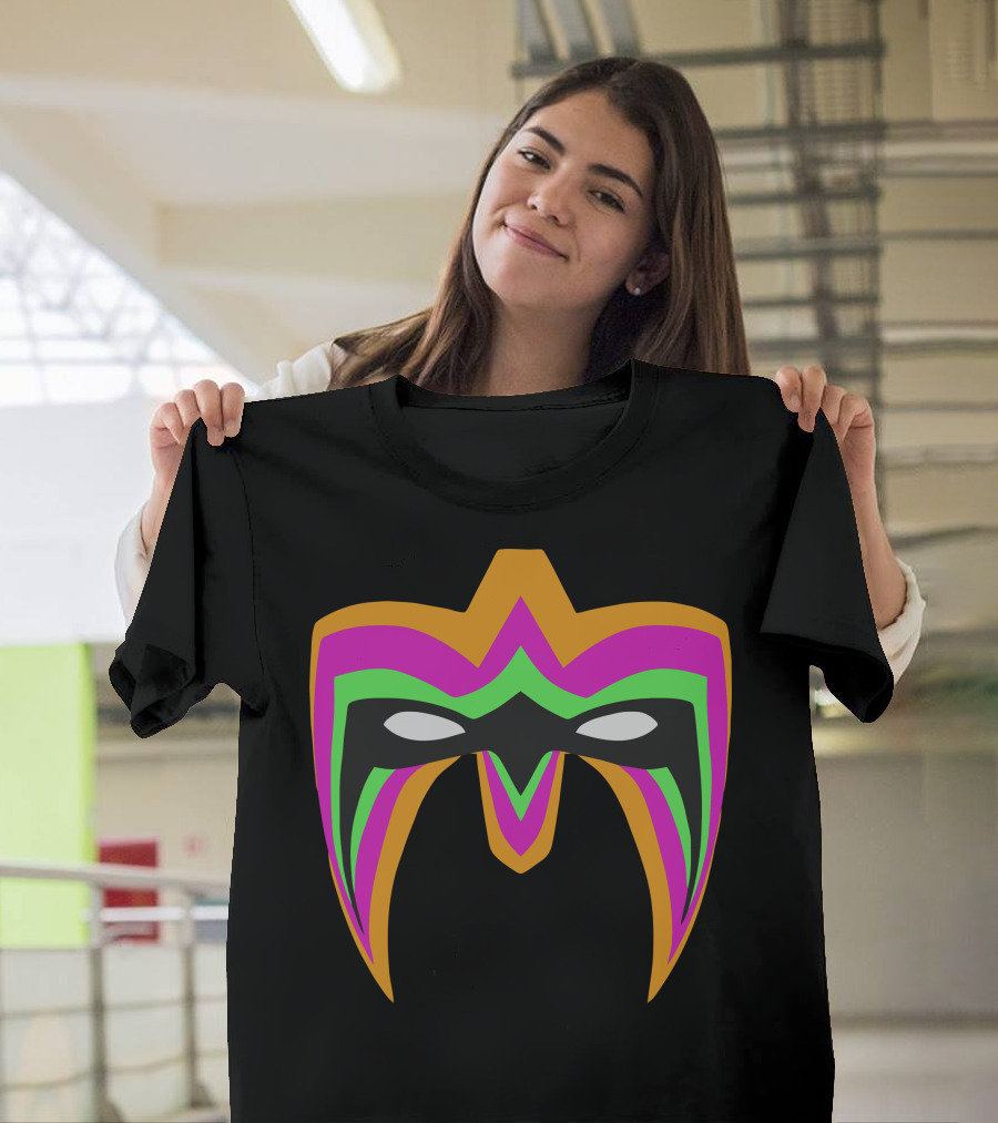 Ultimate Warrior Face Paint Iconic Neon Mask T-Shirt