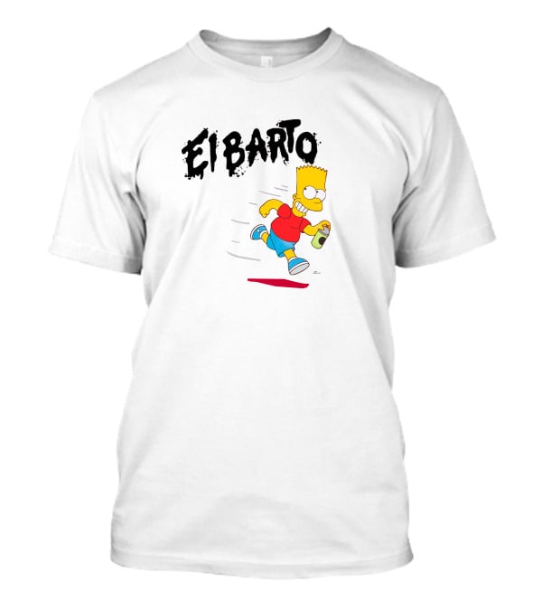 Vans Simpsons El Barto Bart Simpson Spray Can T-Shirt