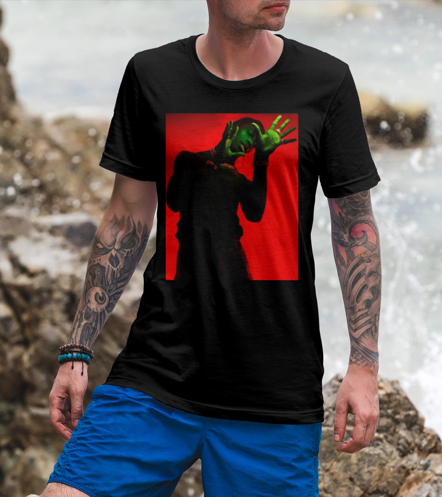 Don Toliver Red And Green Artistic Pose Merchandise T-Shirt