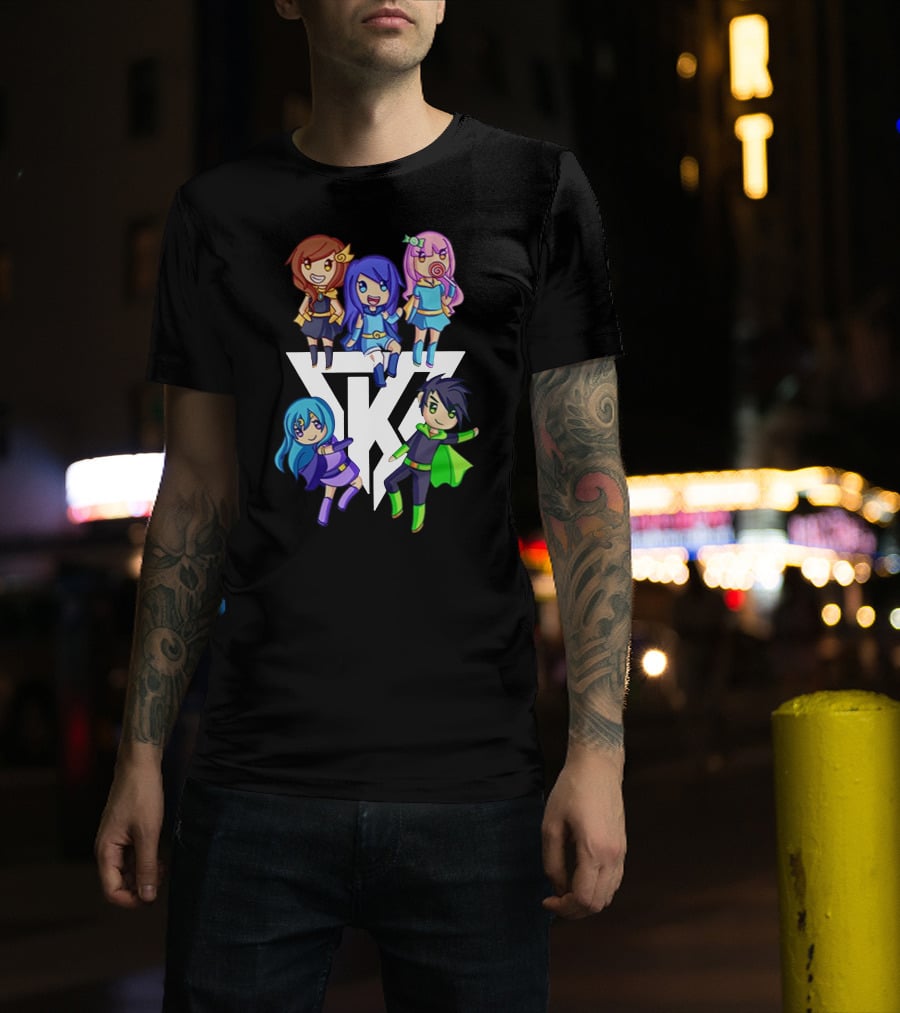 Itsfunneh Merch KREW Characters T-Shirt