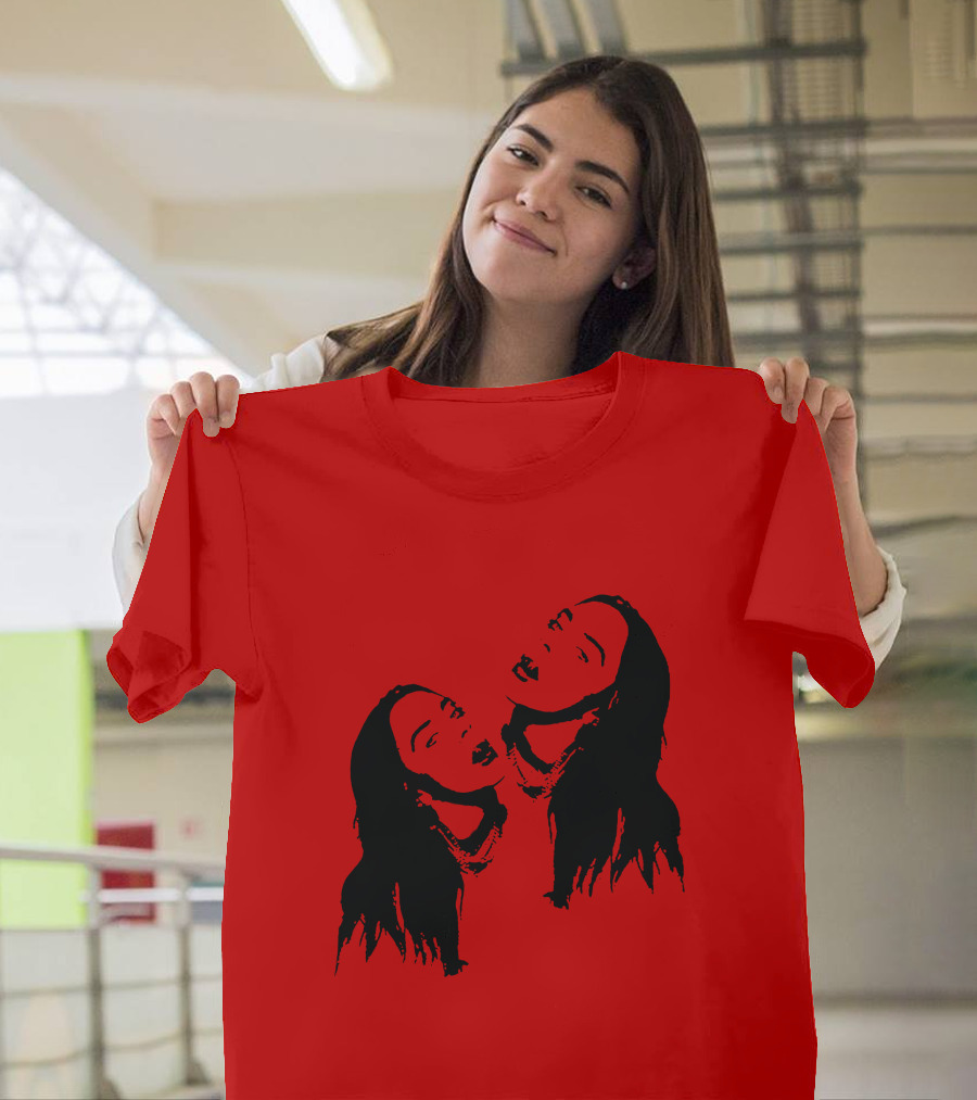 Billie Eilish Merch Stay Home Red Double T-Shirt