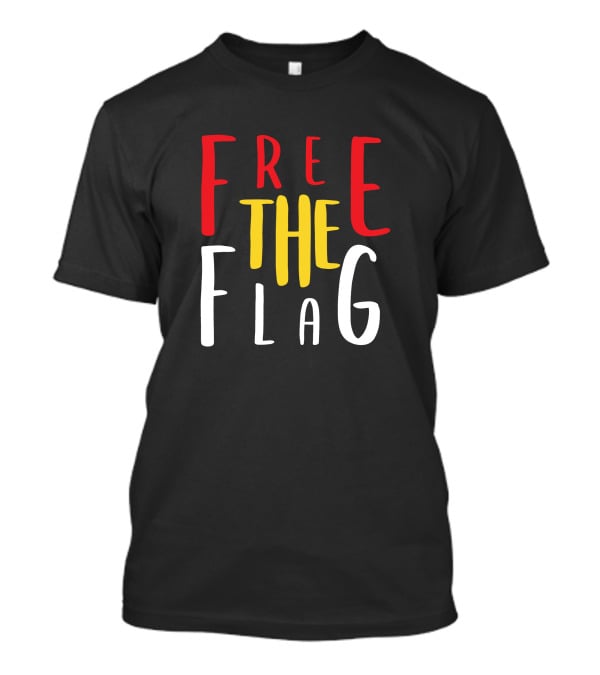 Free The Flag Red Yellow T-Shirt