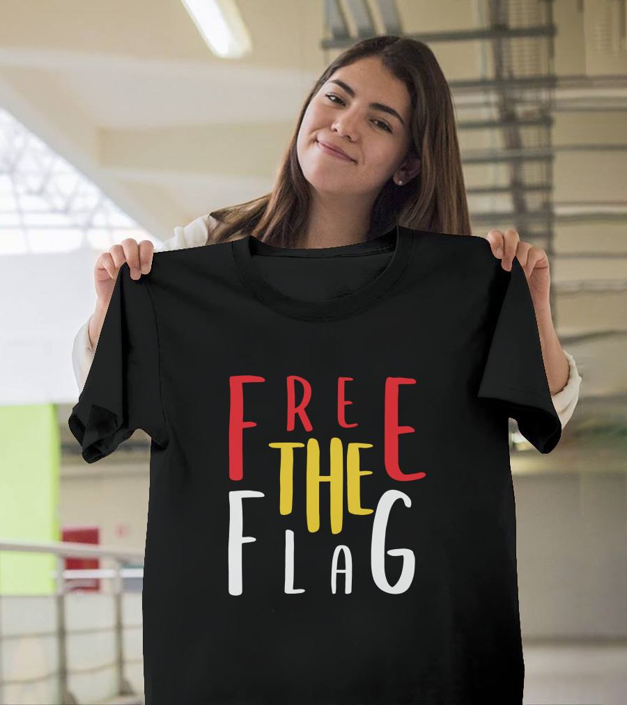 Free The Flag Red Yellow T-Shirt