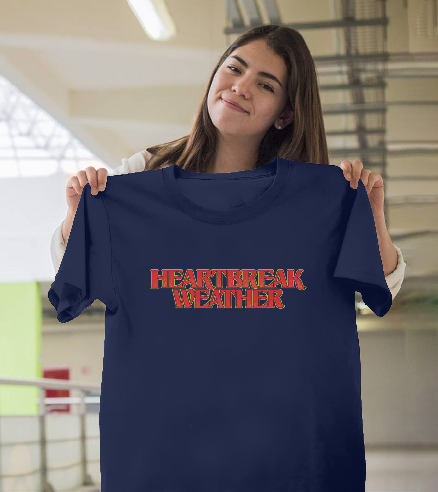 Heartbreak Weather Navy T-Shirt