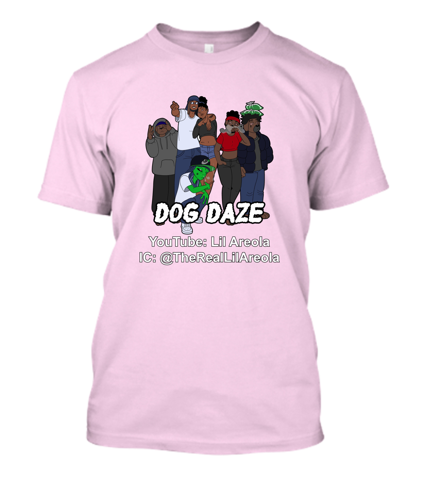 Dog Daze YouTube Lil Areola IC @TheRealLilAreola T-Shirt