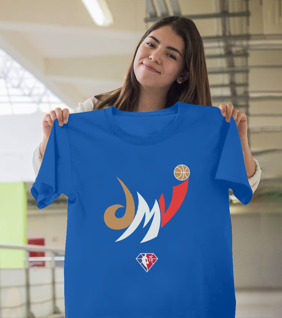 Wizards NBA 75th Anniversary DMV Hoop District Basketball T-Shirt