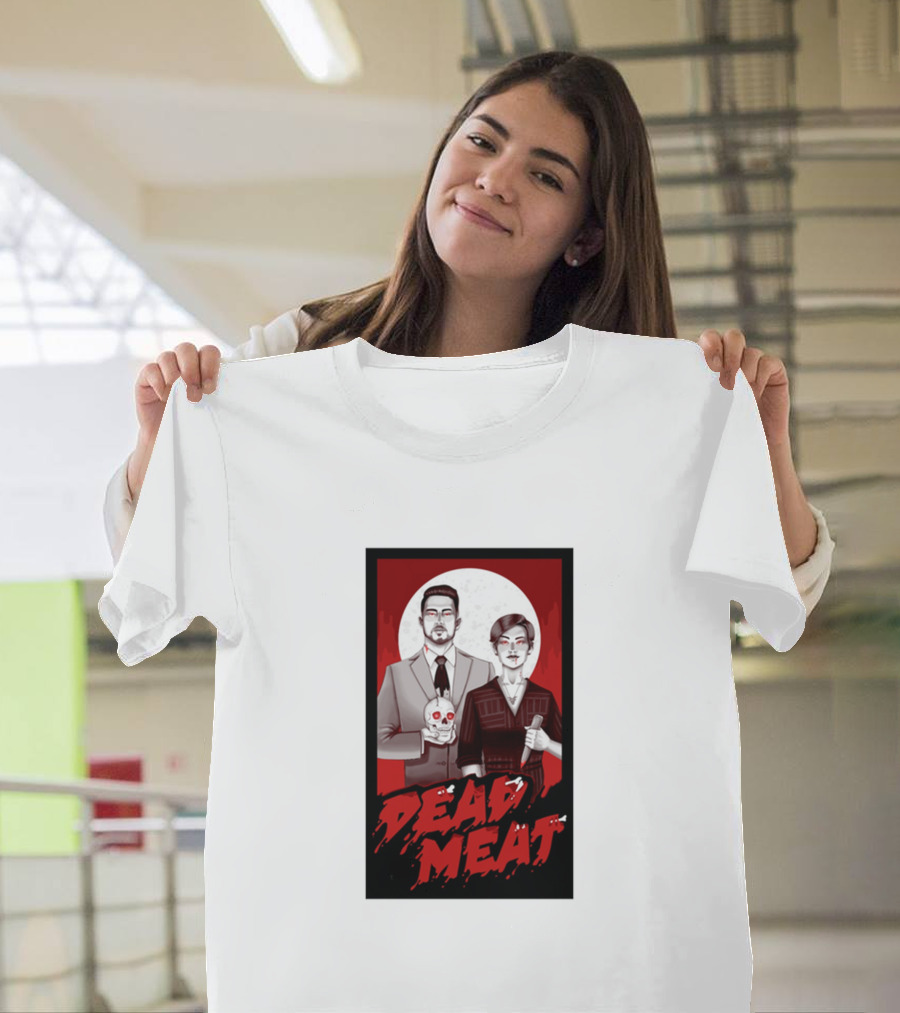 Dead Meat Bloody Moon Duo with Skull T-Shirt