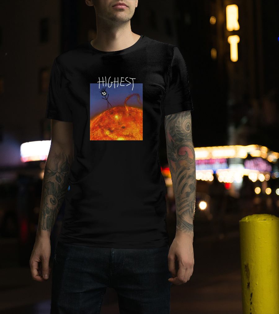 Travis Scott Highest Sun Stick Figure T-Shirt