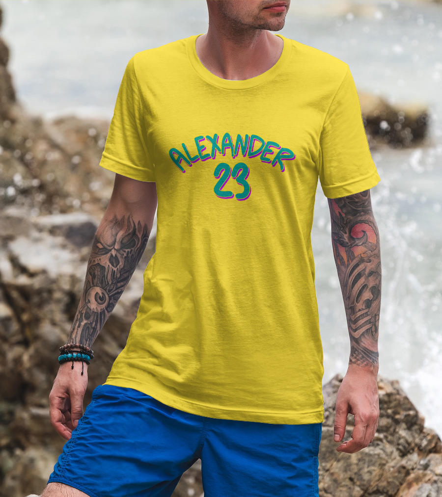 Alexander 23 Merch Spring Yellow T-Shirt