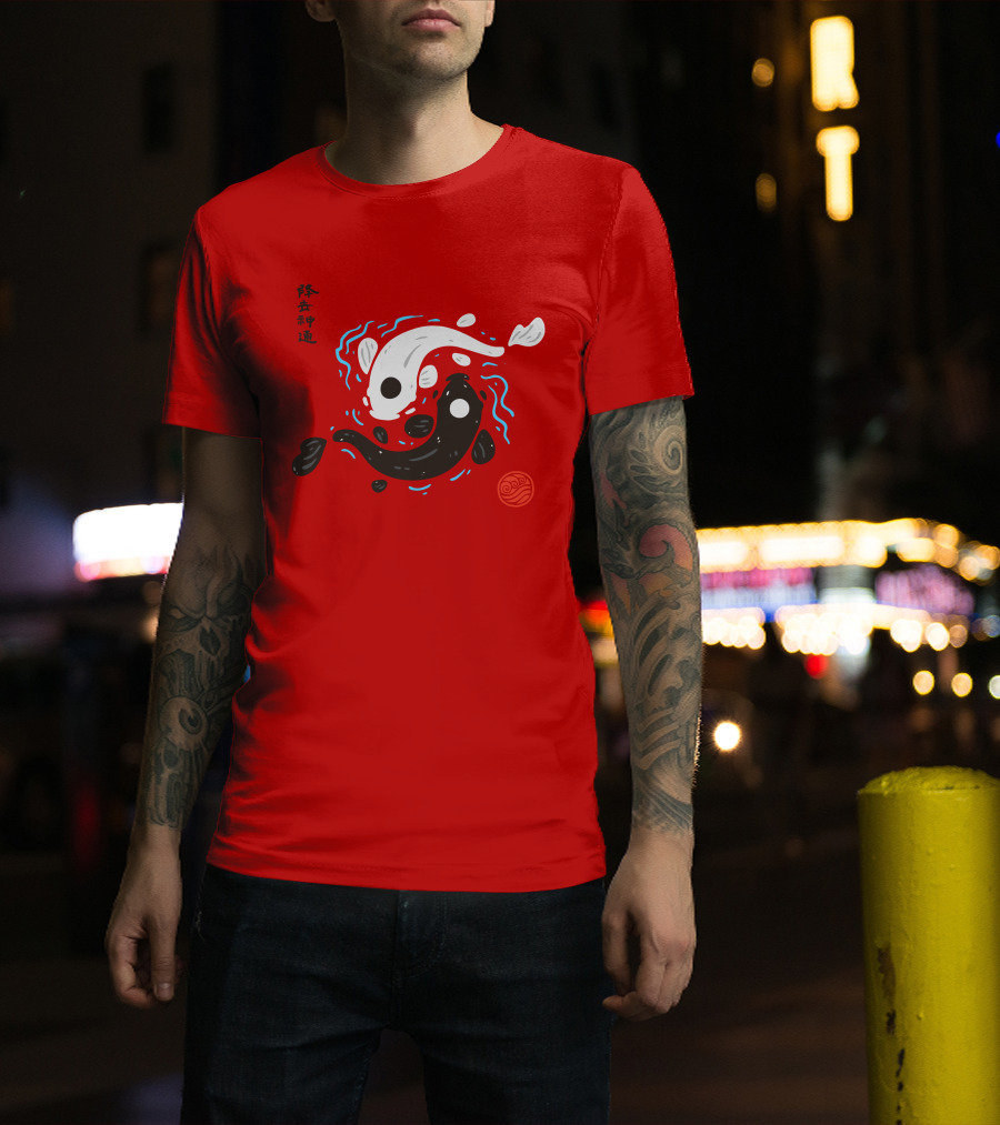Yin Yang Koi Fish Thomas Sanders Asian Inspired T-Shirt