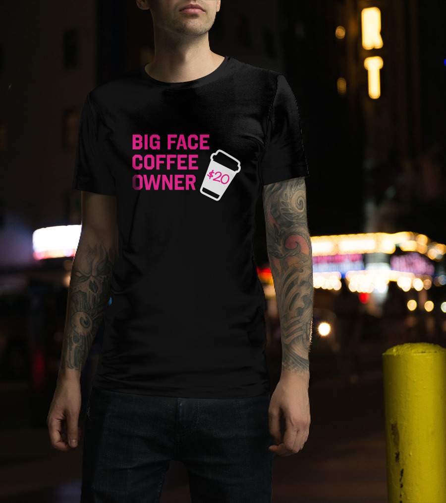 Big Face Coffee Owner $20 Miami Heat UK T-Shirt