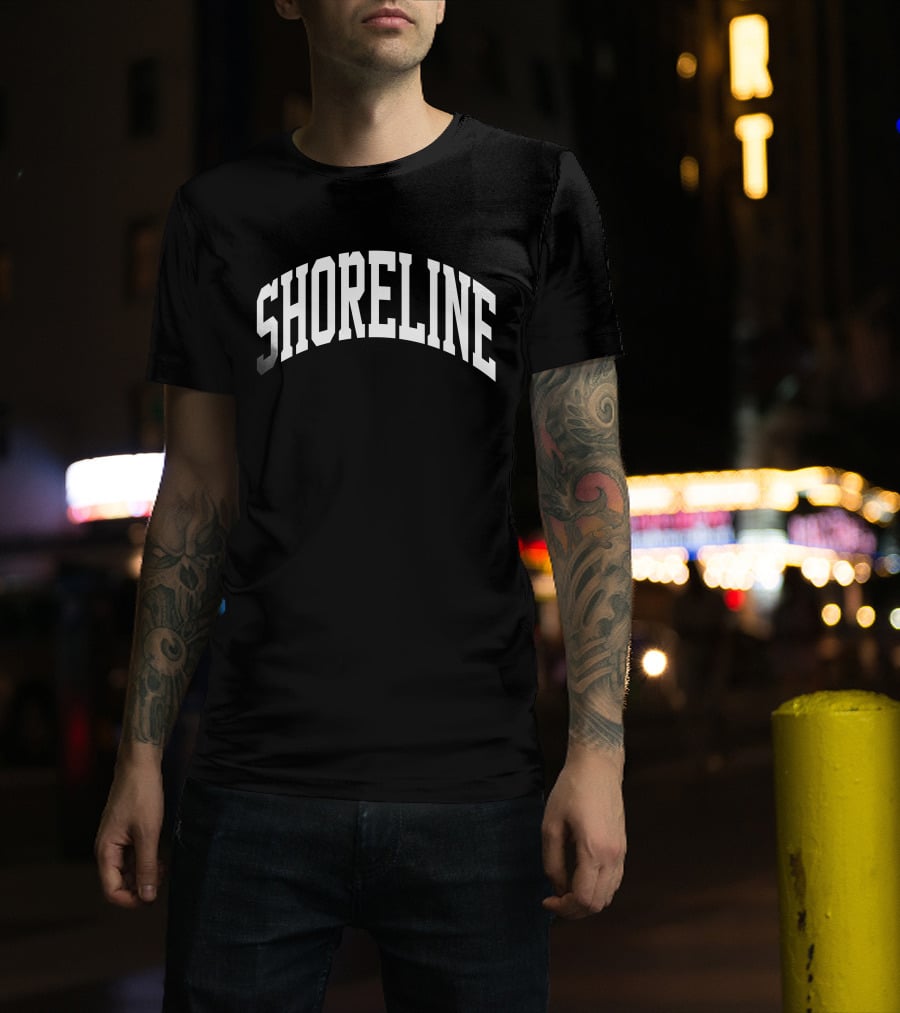 Shoreline Mafia Merch Shoreline Texthigh Contrast T-Shirt