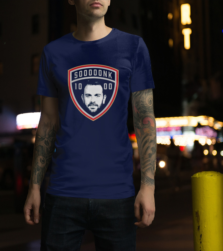 Sonk 1000 Florida Panthers Sooooonk 10 00 Crest T-Shirt
