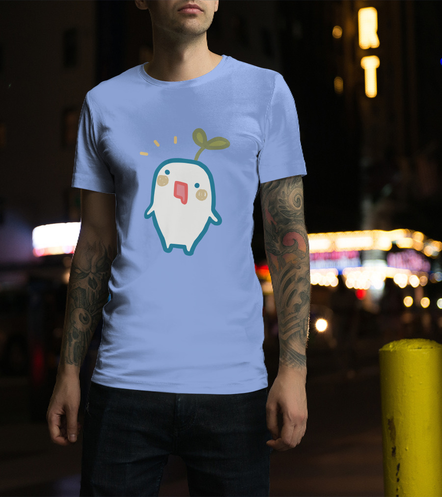 Senpai Market Sprout Superaenbow Kawaii Plant Character T-Shirt