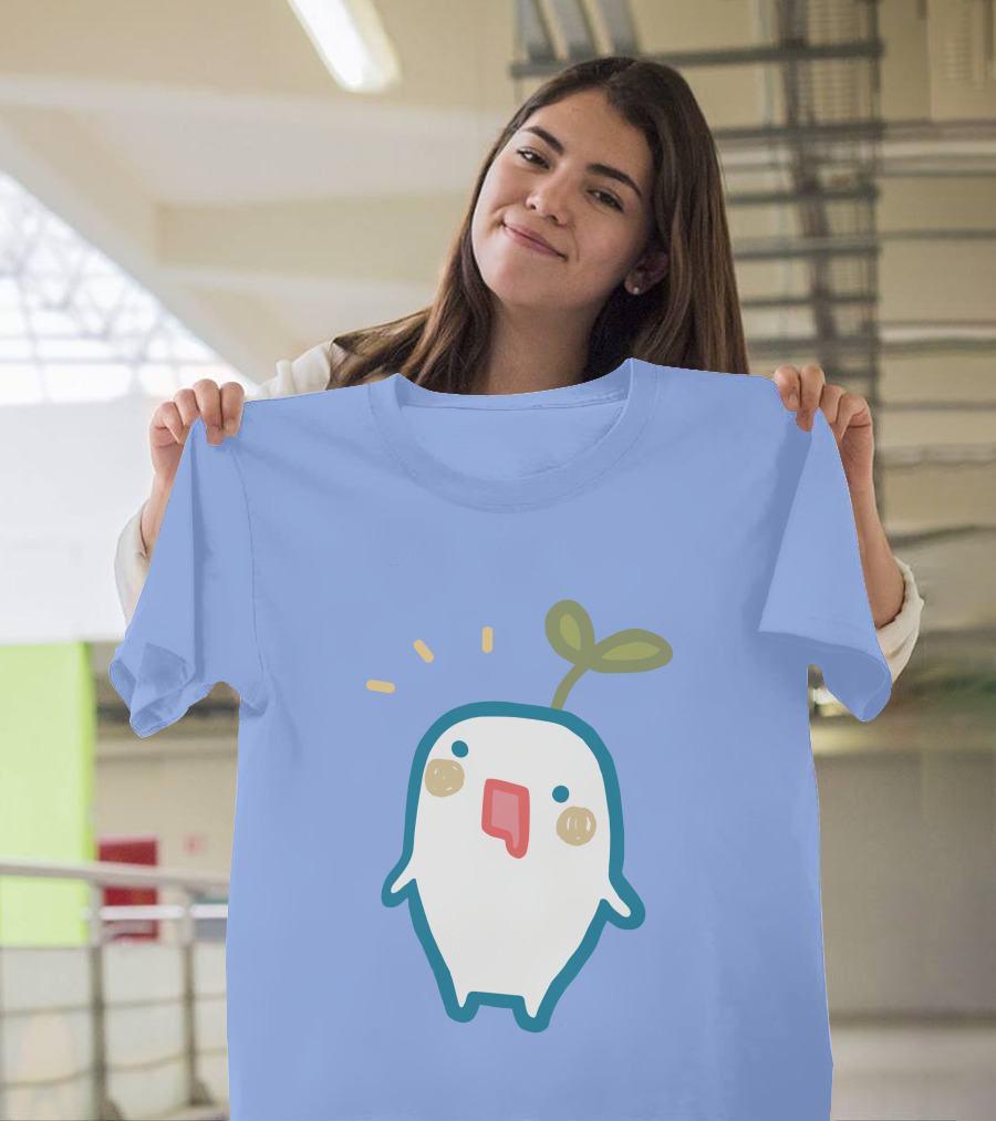 Senpai Market Sprout Superaenbow Kawaii Plant Character T-Shirt