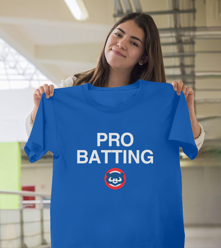 Pro Batting Matt Duffy Cubs Logo Obvious T-Shirt