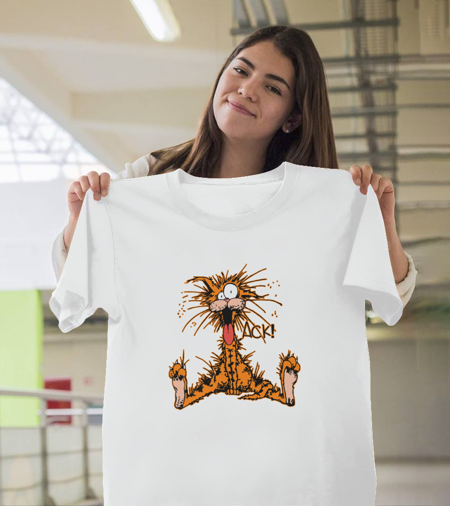 Bill the Cat Ack Iconic Comic Character Expression T-Shirt