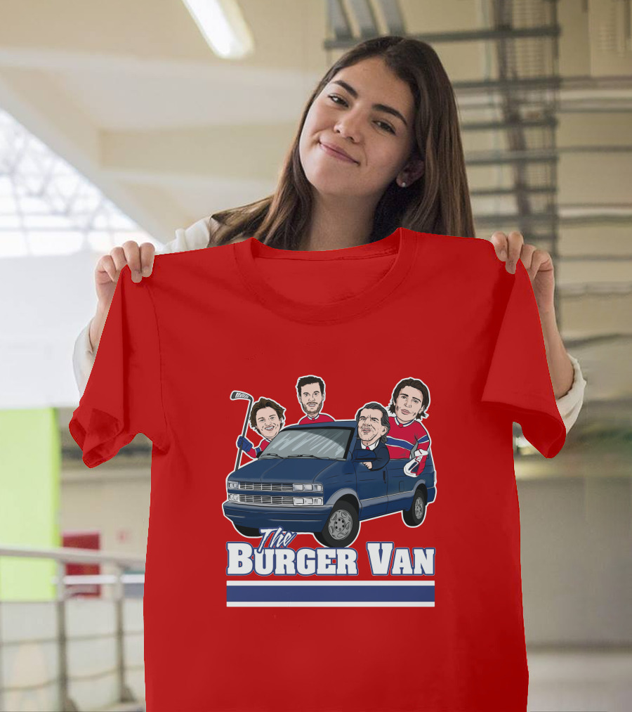 Burger Van Hockey Crew T-Shirt
