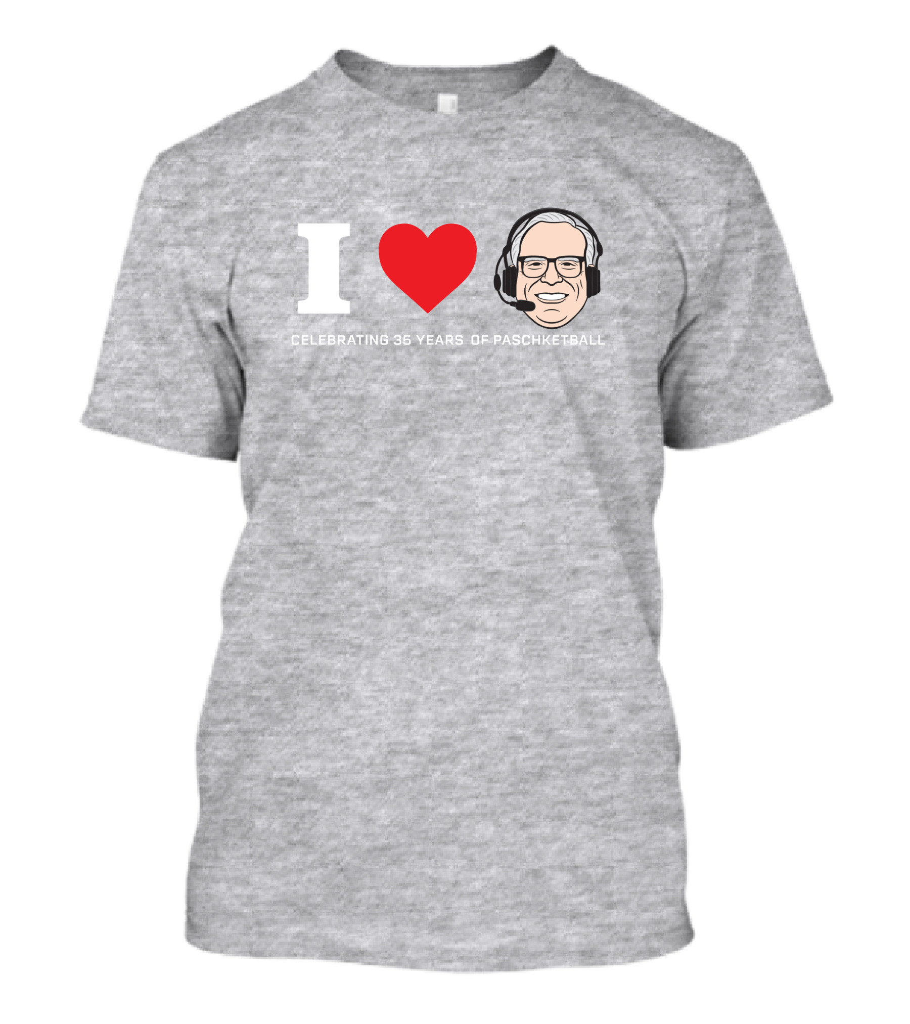 I Love Celebrating 35 Years Of Paschketball T-Shirt