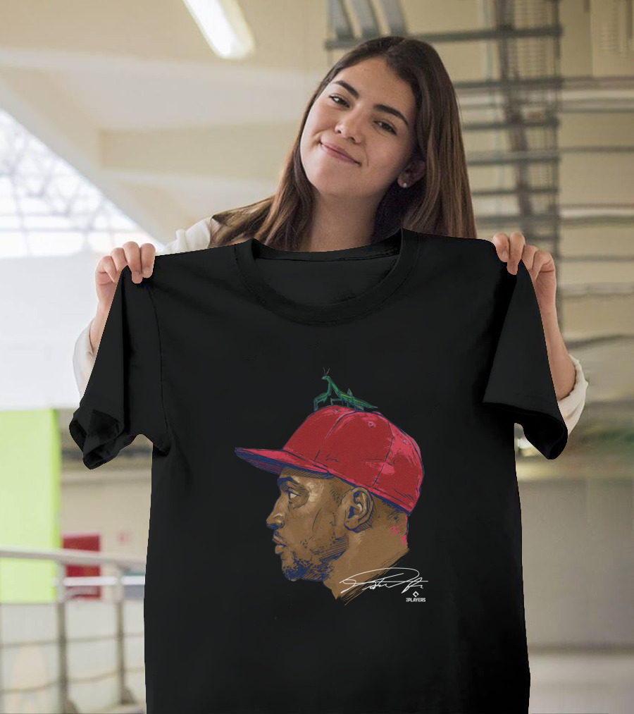 500Level Victor Robles Mantis Baseball Portrait Signature T-Shirt