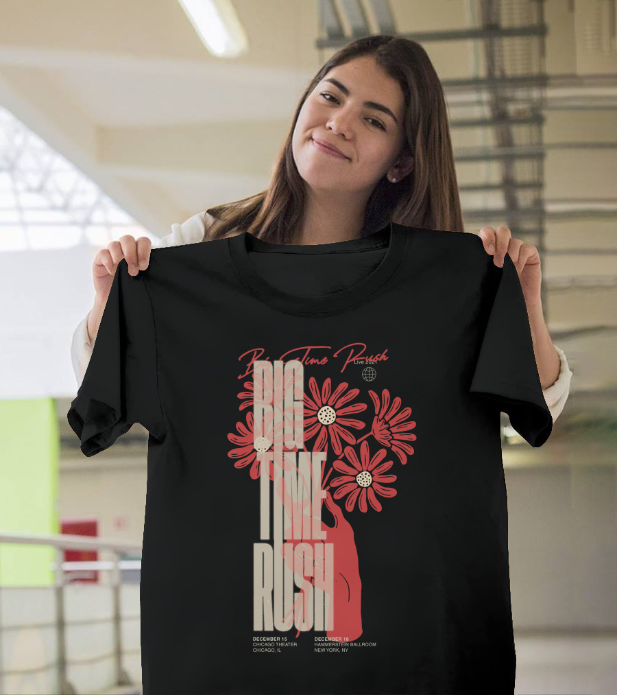 Big Time Rush Live Daisy Chicago Theater New York Hammerstein Ballroom December T-Shirt